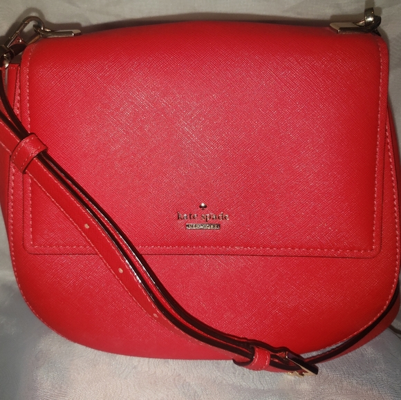 Kate Spade Red Crossbody Purse - Picture 6 of 10